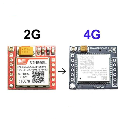 Module 4G SIMCOM A7680C TDM2309 giải pháp thay thế cho 2G SIM800L